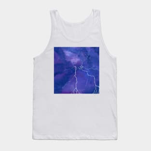 Purple Lightning Tank Top